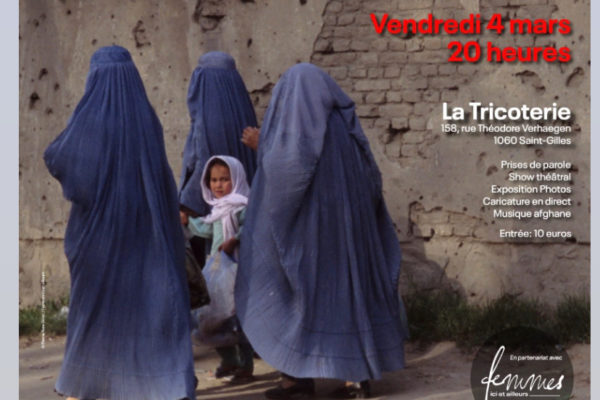 Ce vendredi 4 mars, venez exprimer votre solidarité avec les femmes afghanes !